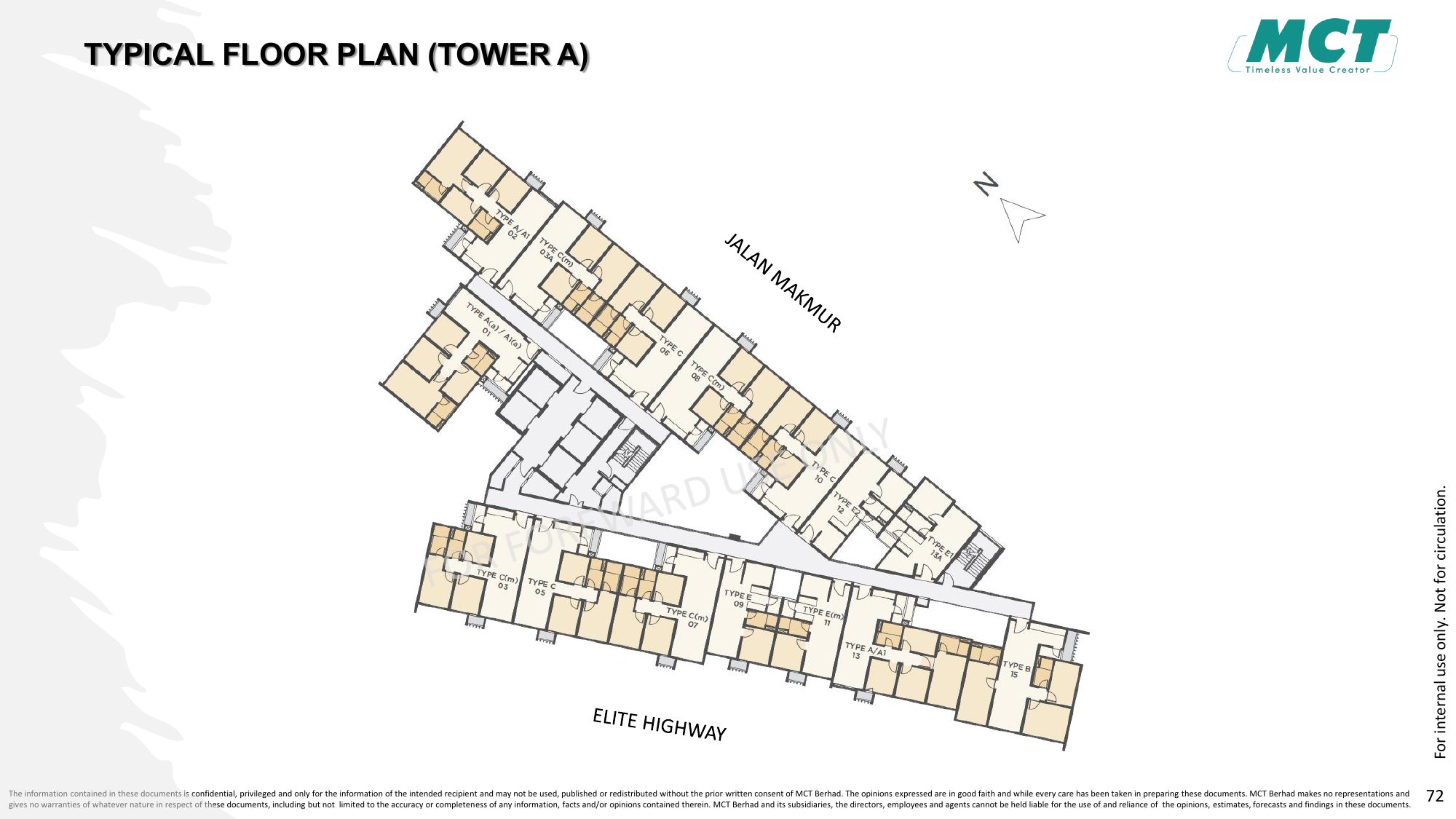 Alora Residences Tower A typical layout plan