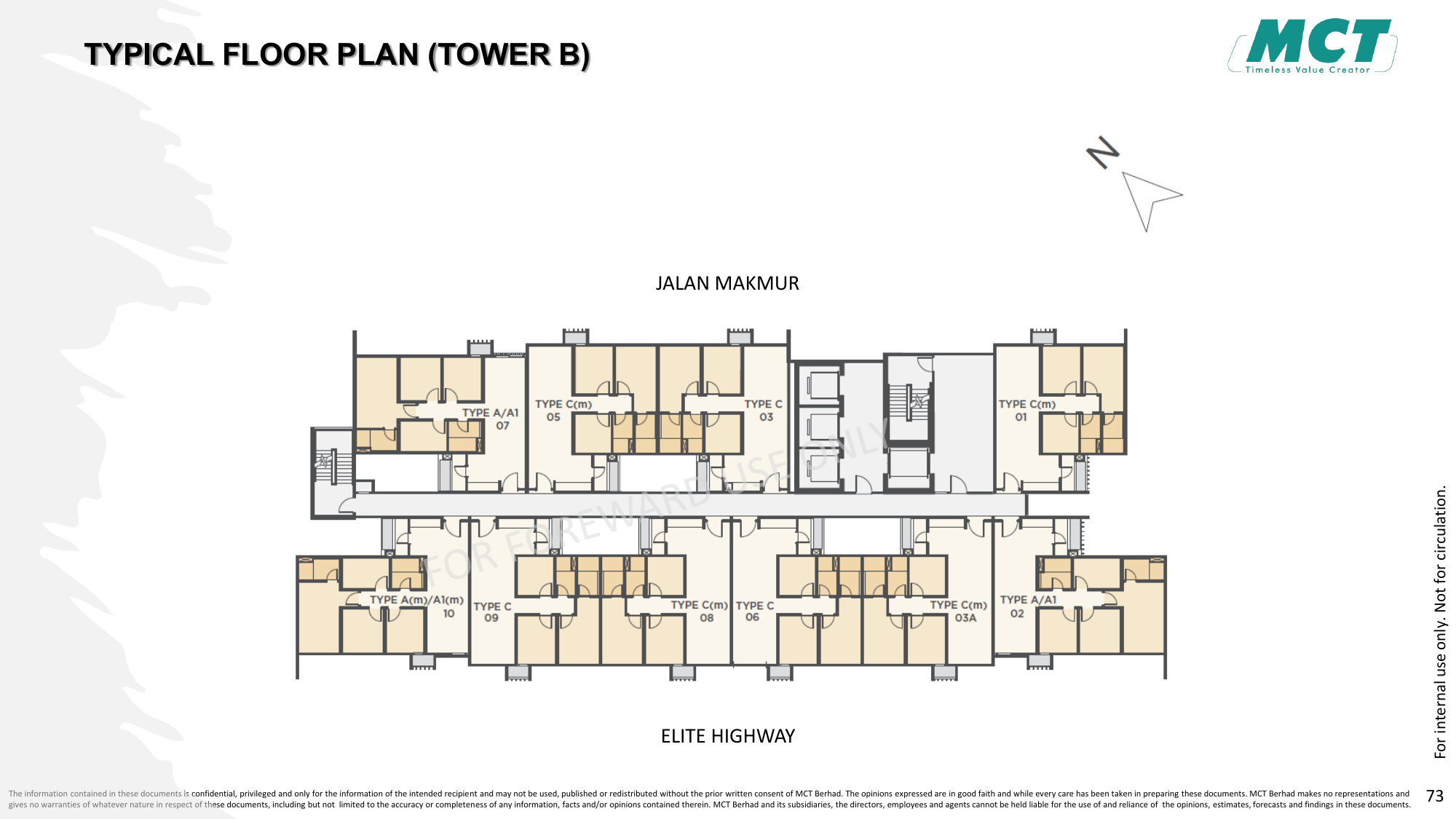Alora Residences Tower B typical layout plan